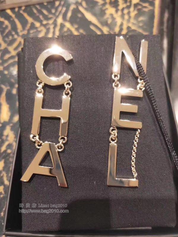 chanel耳環 專櫃最新款 爆款香奈兒耳環 金銀兩色  gzsc1283